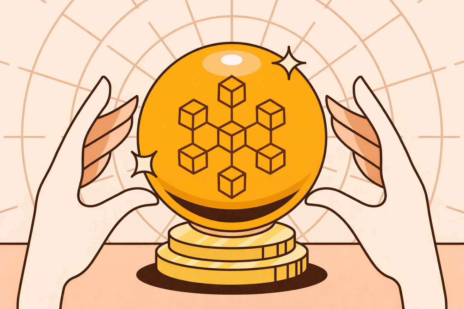 Blockchain oracle ecosystem illustration